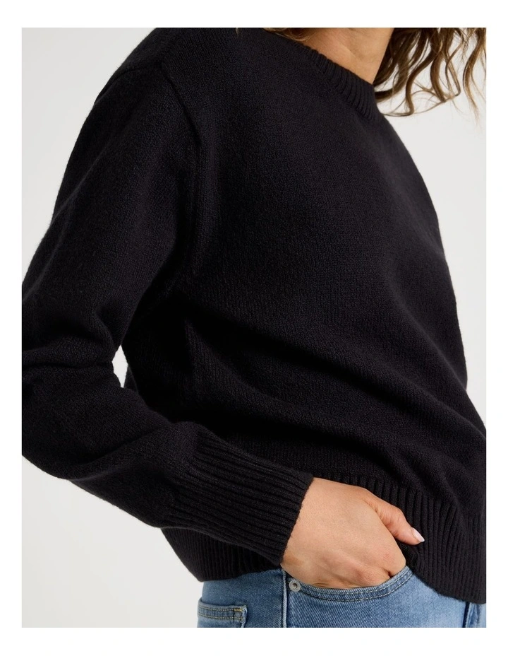 Round Neck Jumper in Moonless Night image 4