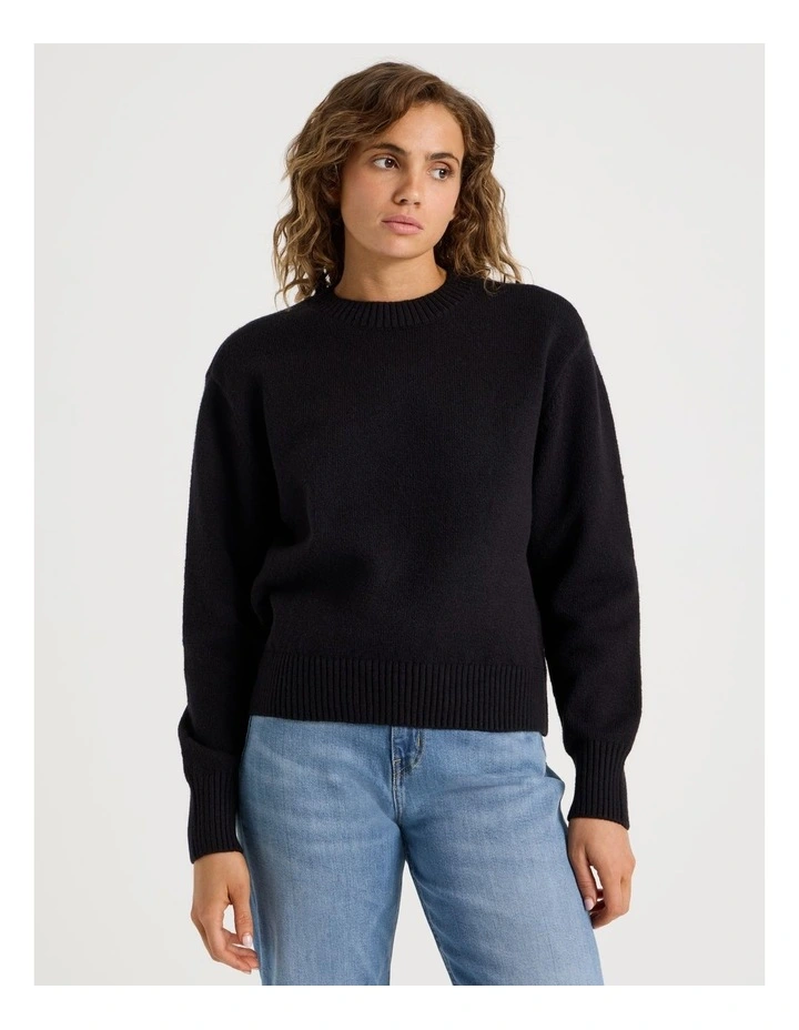 Round Neck Jumper in Moonless Night image 5
