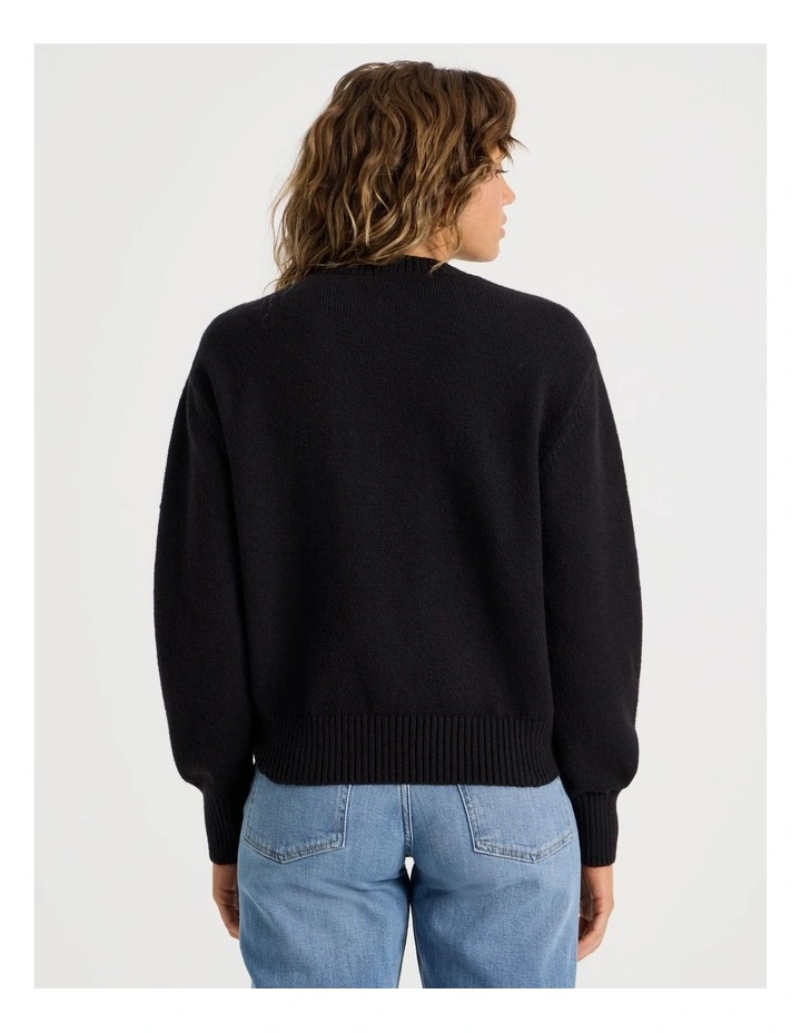 Round Neck Jumper in Moonless Night image 6