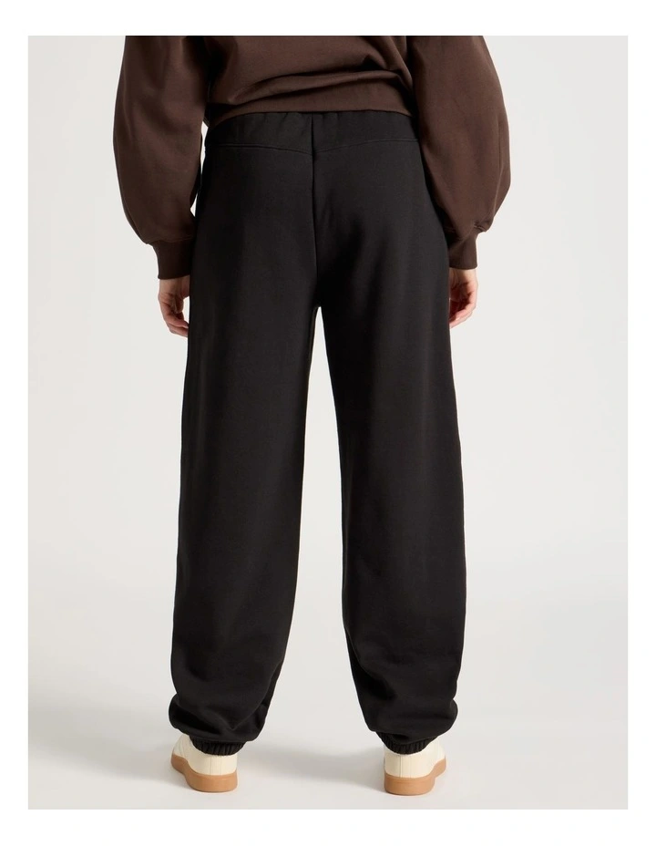 Baggy Fit Jogger in Black image 5