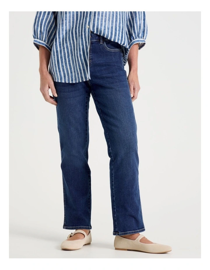 Wardrobe Staple Straight Jean in Mid Denim image 2