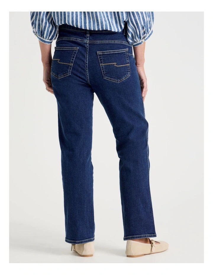 Wardrobe Staple Straight Jean in Mid Denim image 4