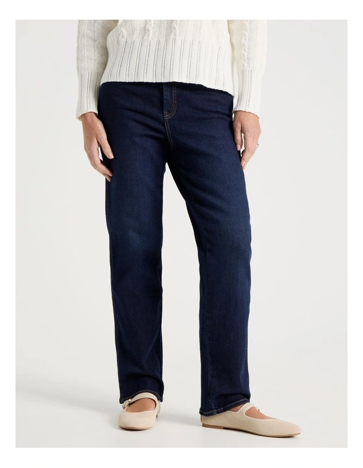 Wardrobe Staple Straight Jean in Raw Denim image 2