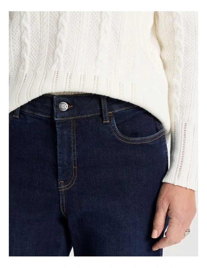 Wardrobe Staple Straight Jean in Raw Denim image 3