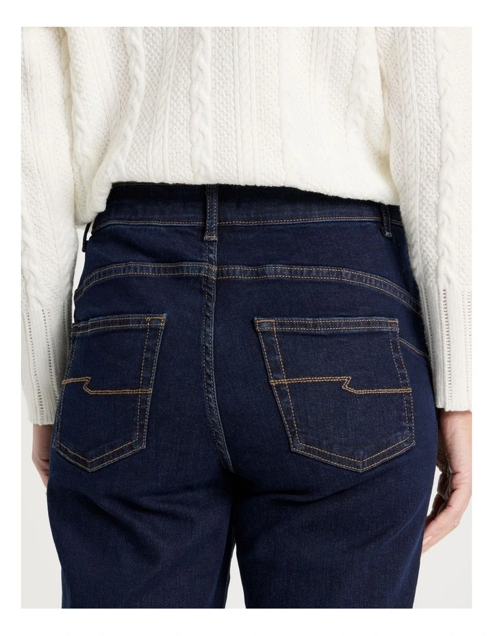 Wardrobe Staple Straight Jean in Raw Denim image 5