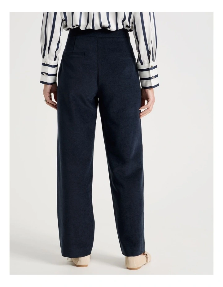Straight Leg Smart Pant in Navy image 4
