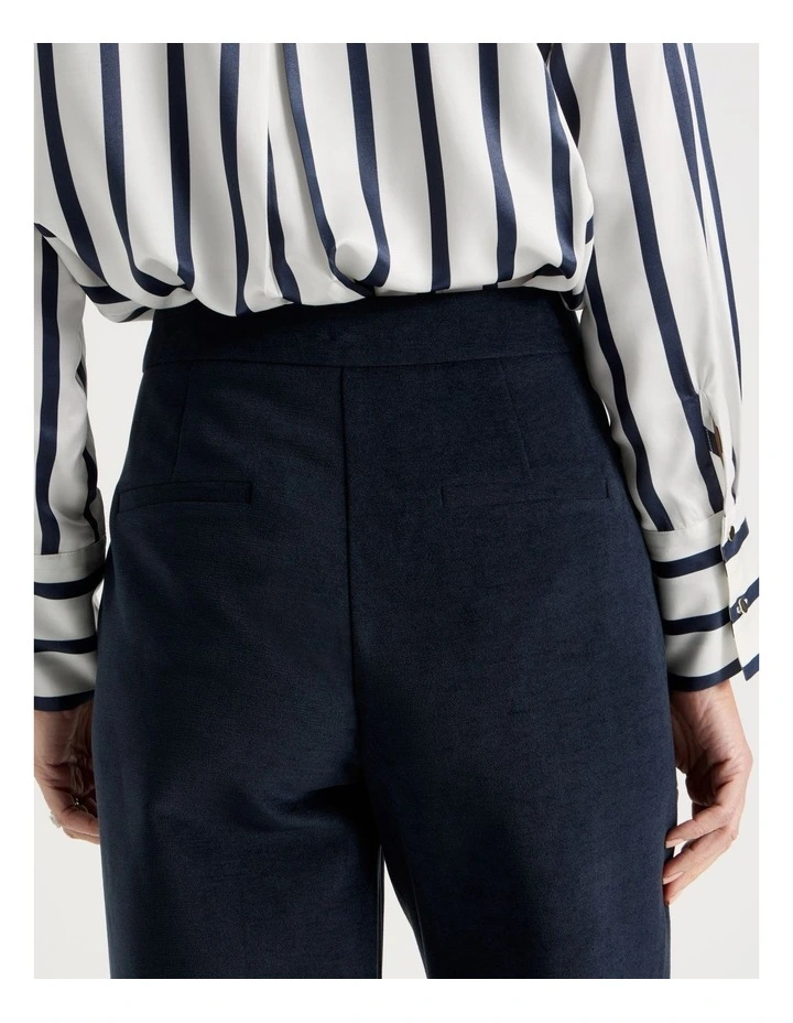 Straight Leg Smart Pant in Navy image 5