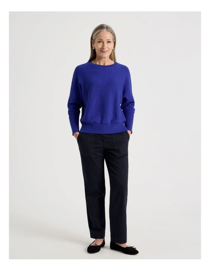 Utility Stretch Pant With Patch Pockets in Navy image 1