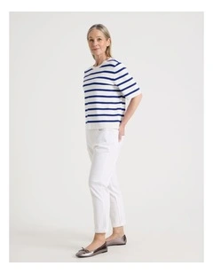 Wardrobe Staple Crop Jean in White