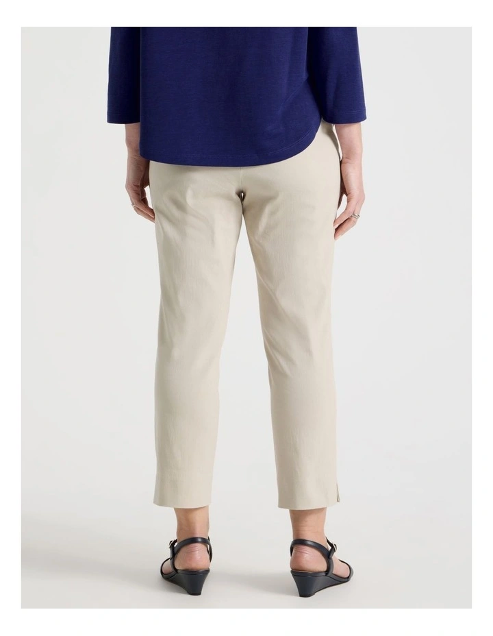 Wardrobe Staple Stretch Crop Pant in Stone image 5