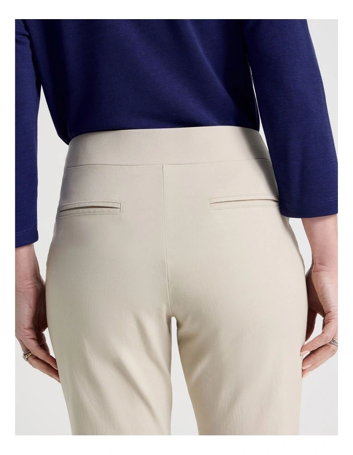 Wardrobe Staple Stretch Crop Pant in Stone image 6