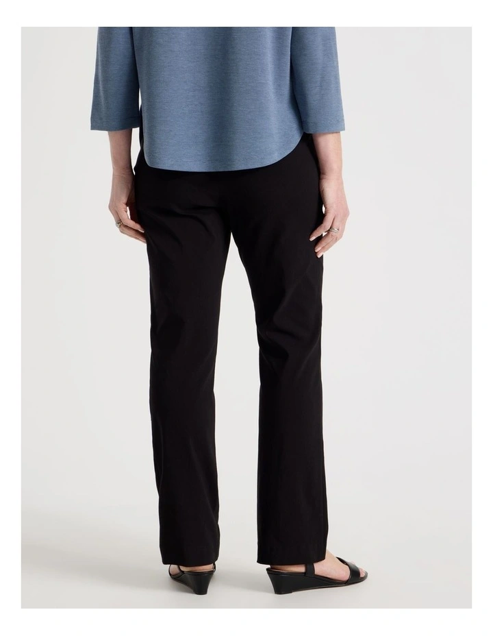 Wardrobe Staple Straight Full Length Pant in Black image 5