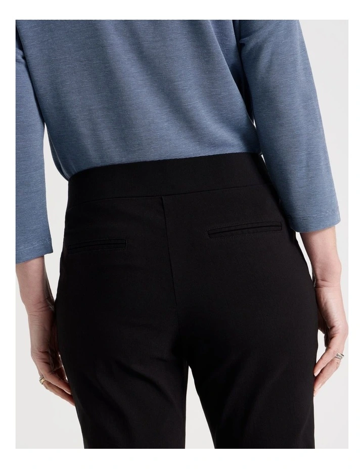 Wardrobe Staple Straight Full Length Pant in Black image 6