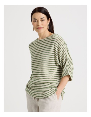 OLIVE/NEUTRAL STRIPE colour