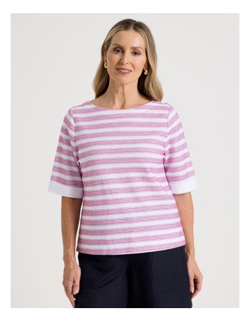 WHITE/HOT PINK EMBRO colour
