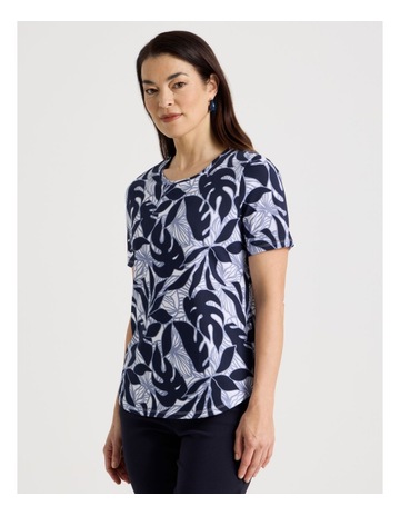 BLUES/WHITE TROPICAL colour