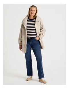 Wardrobe Staple Straight Jean In Mid Denim