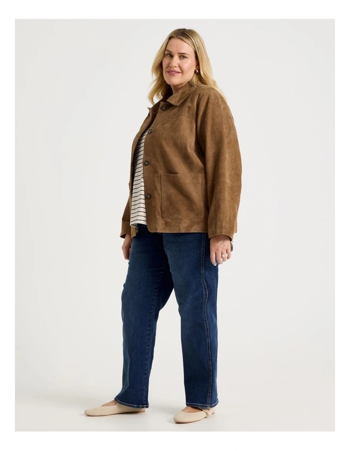 Wardrobe Staple Straight Jean In Mid Denim image 7