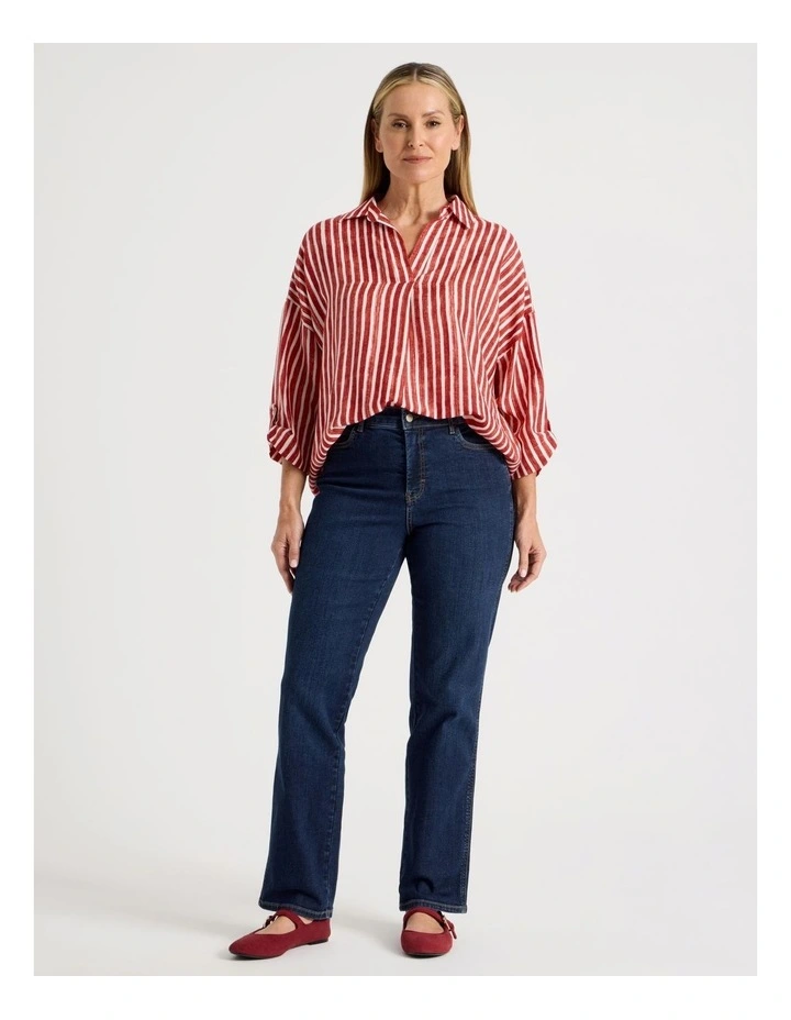 Wardrobe Staple Straight Jean In Indigo image 3