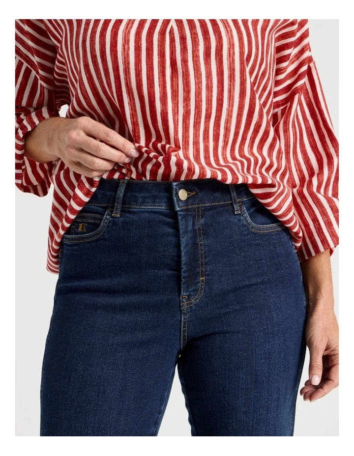 Wardrobe Staple Straight Jean In Indigo image 3