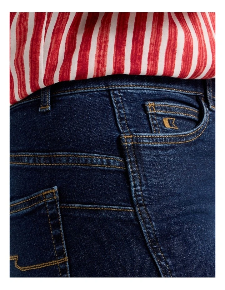 Wardrobe Staple Straight Jean In Indigo image 4