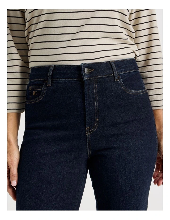 Wardrobe Staple Straight Jean In Raw Denim image 4