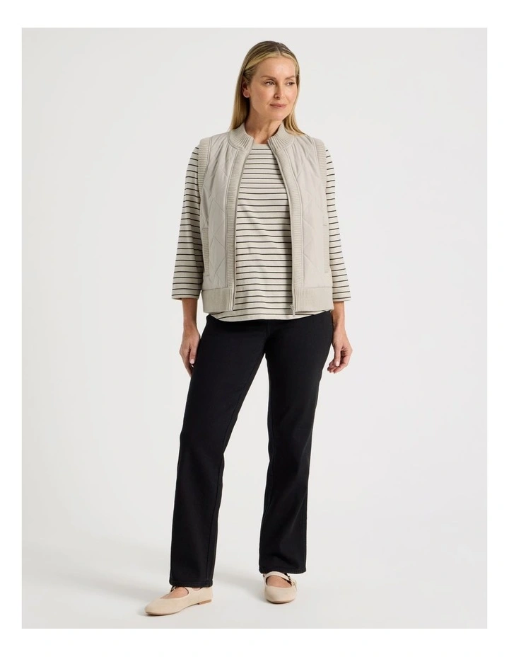 Wardrobe Staple Straight Jean In Black image 3