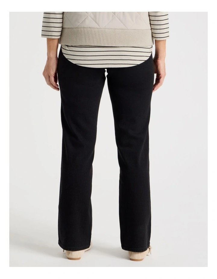 Wardrobe Staple Straight Jean In Black image 4