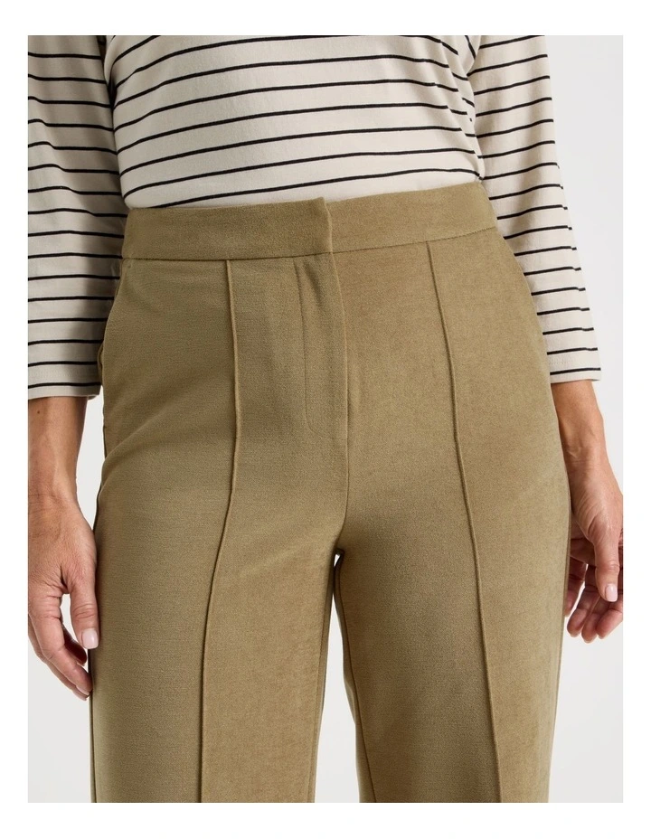 Straight Leg Smart Pant in Camel image 4