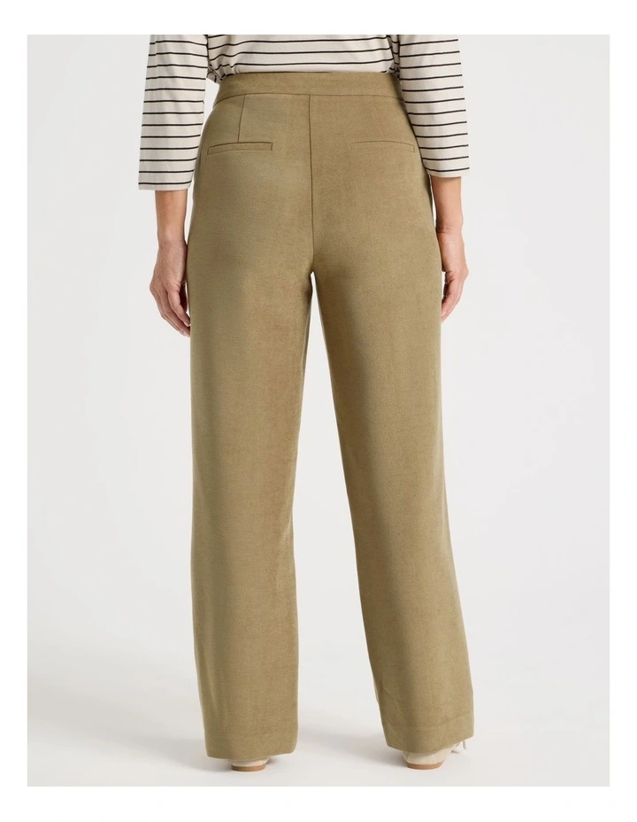 Straight Leg Smart Pant in Camel image 5