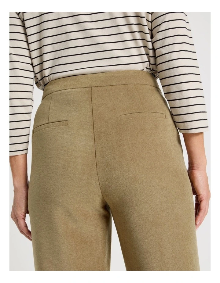 Straight Leg Smart Pant in Camel image 6
