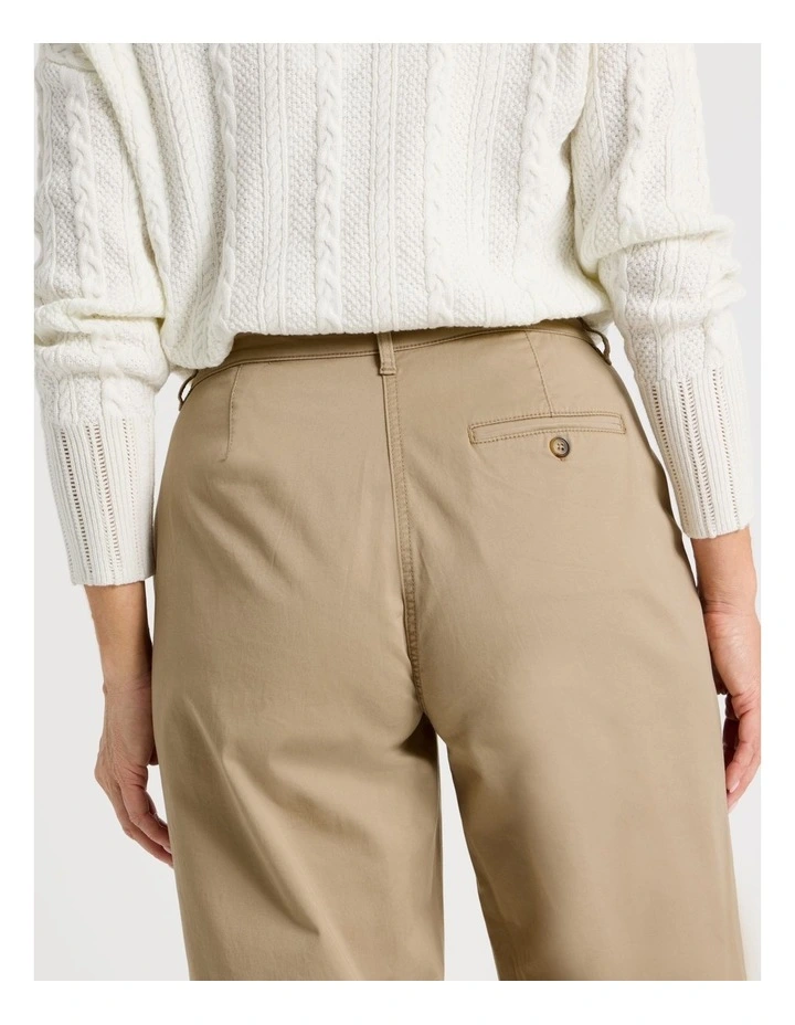 Straight Chino Full Length Pant in Camel image 5
