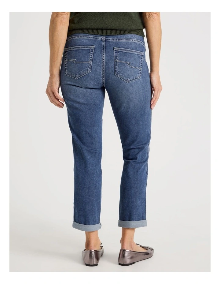 Wardrobe Staple Crop Jean in Light Indigo image 6