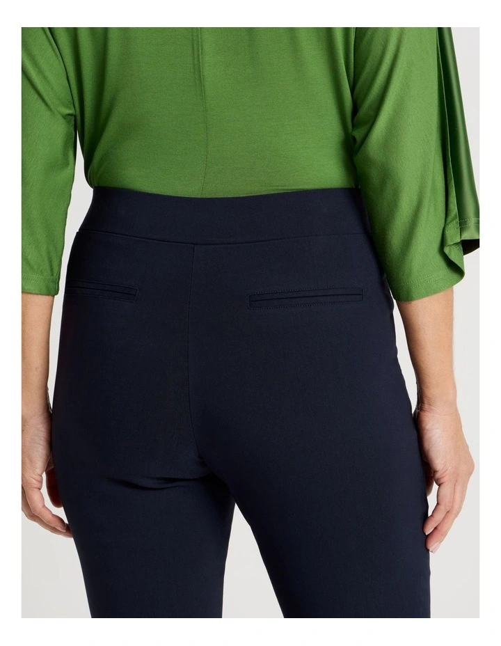 Wardrobe Staple Stretch Crop Pant in Navy image 7