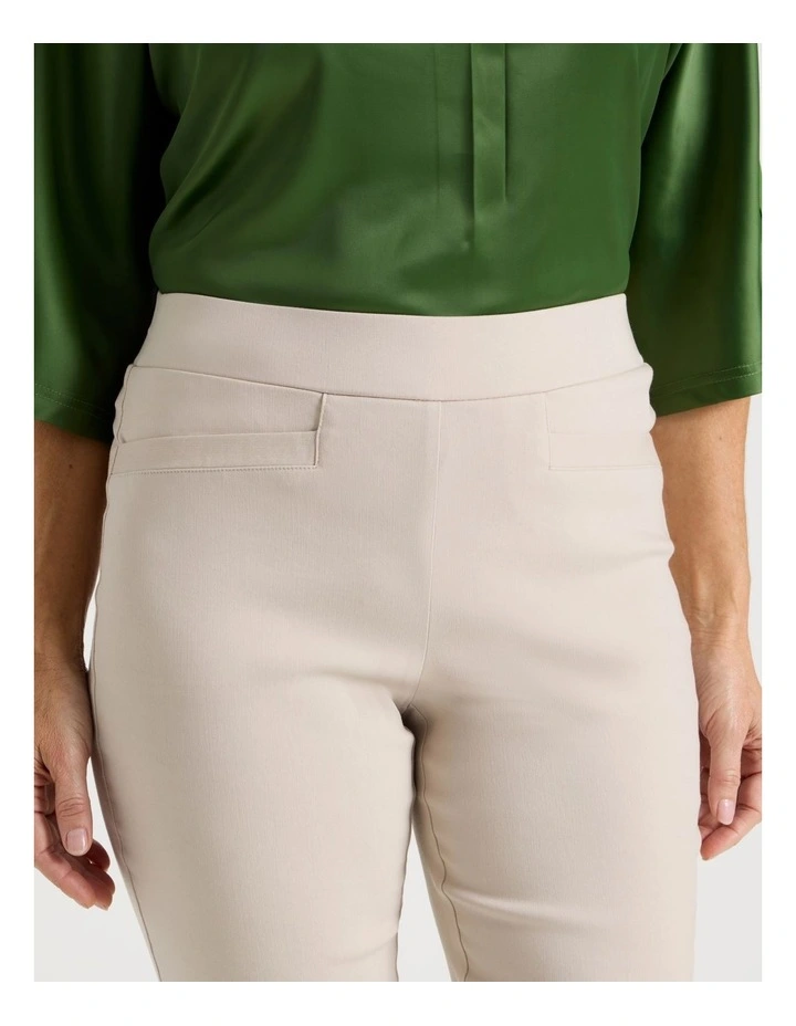 Wardrobe Staple Stretch Crop Pant in Stone image 5