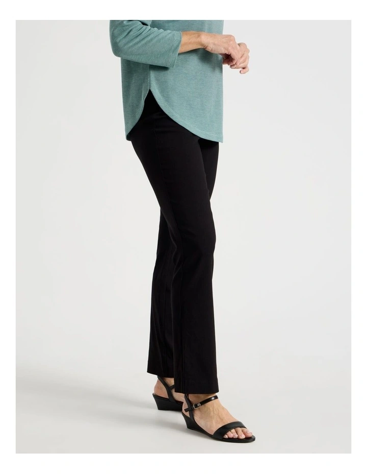 Wardrobe Staple Straight Full Length Pant in Black image 3