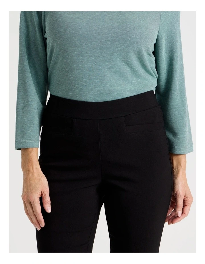 Wardrobe Staple Straight Full Length Pant in Black image 4