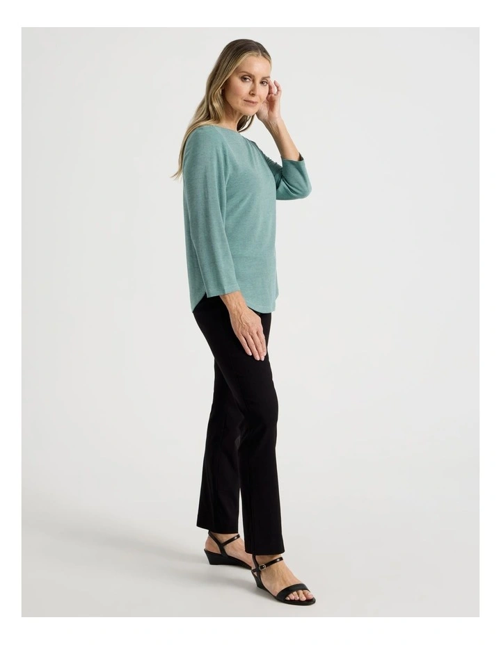 Wardrobe Staple Straight Full Length Pant in Black image 5