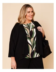 Travel Knit Jacket In Black