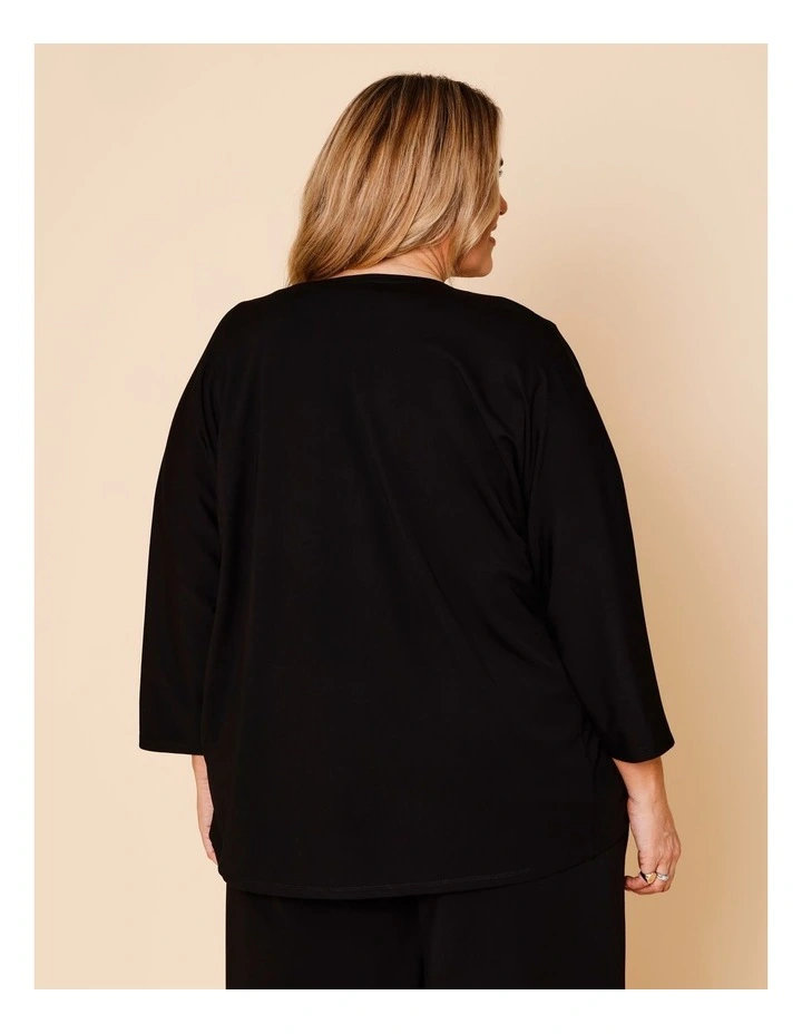 Travel Knit Jacket In Black image 6