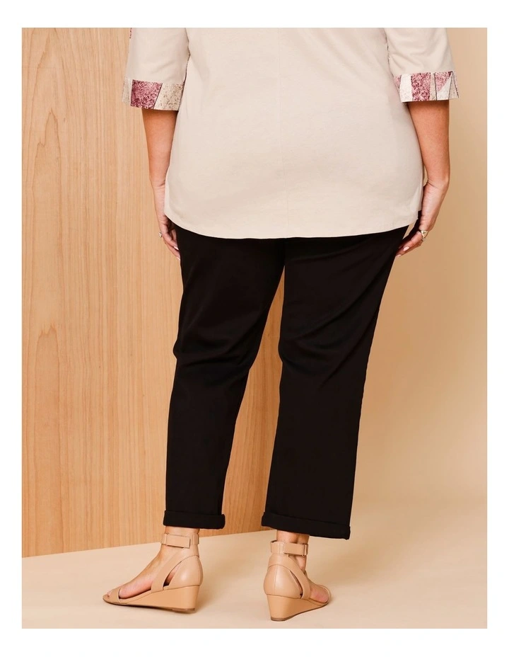 Wardrobe Staple Crop Denim Jean In Black image 4