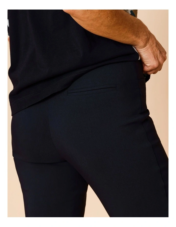 Wardrobe Staple Stretch Crop Pant In Navy image 5