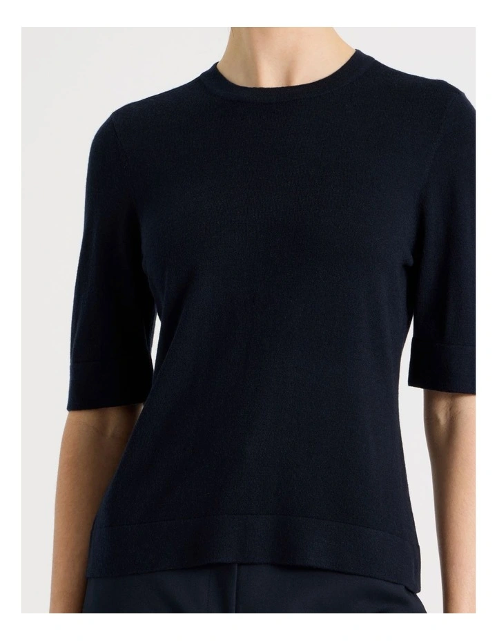 Short Sleeve Crew Knit image 5