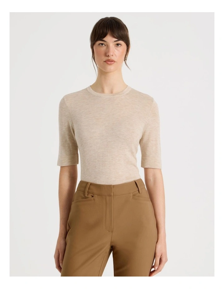 Short Sleeve Crew Knit image 2