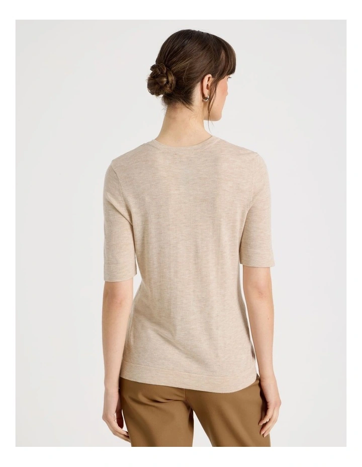 Short Sleeve Crew Knit image 5