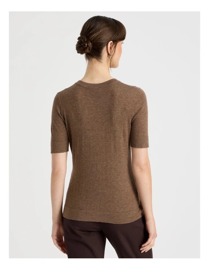 Short Sleeve Crew Knit image 6