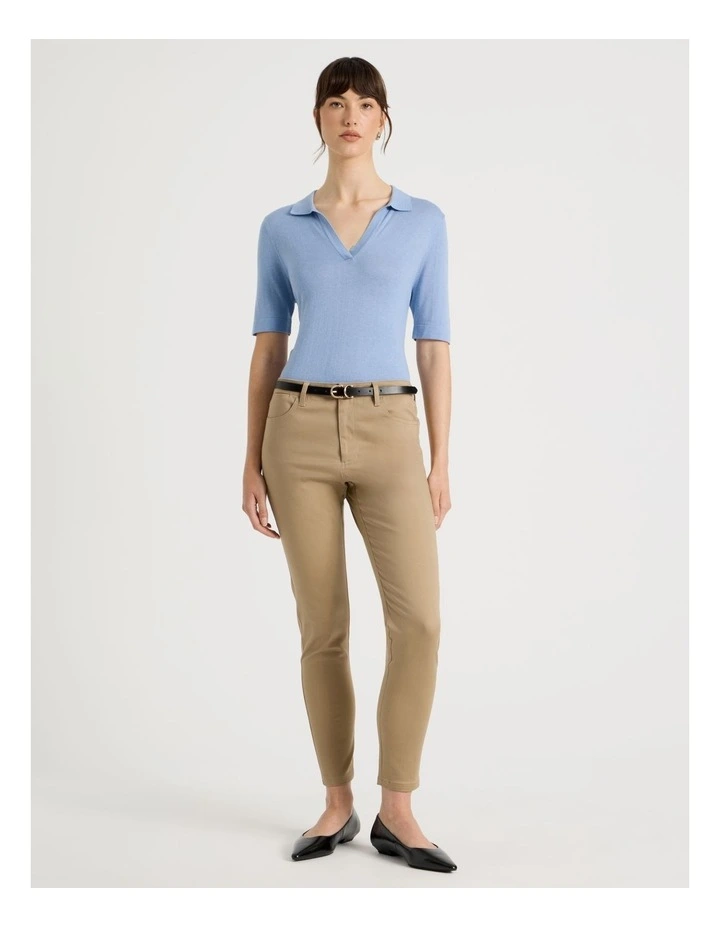 Short Sleeve Polo Knit image 2