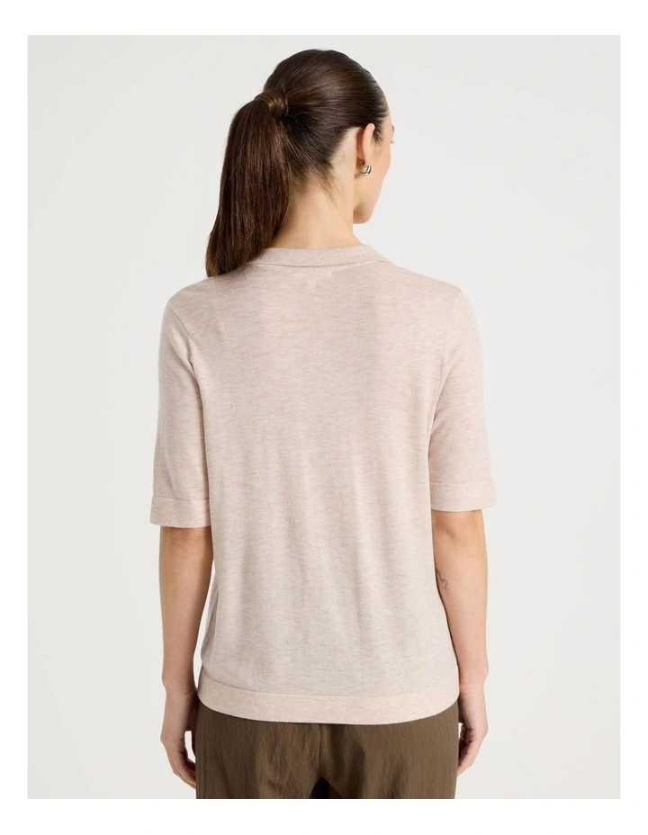 Short Sleeve Polo Knit image 6