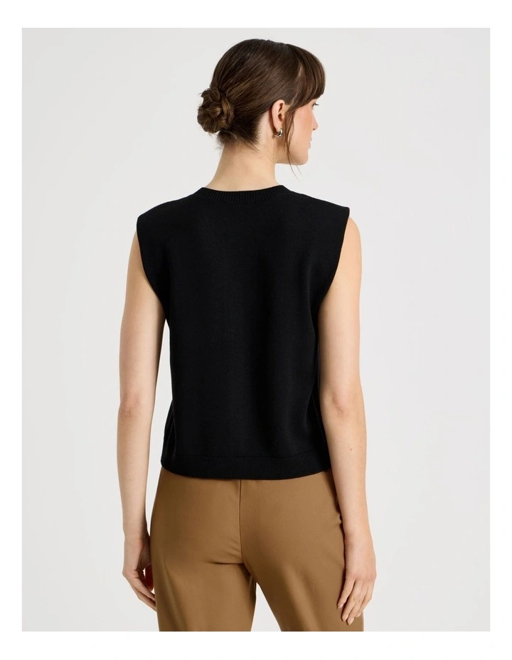 Sleeveless Button Thru Knit image 6