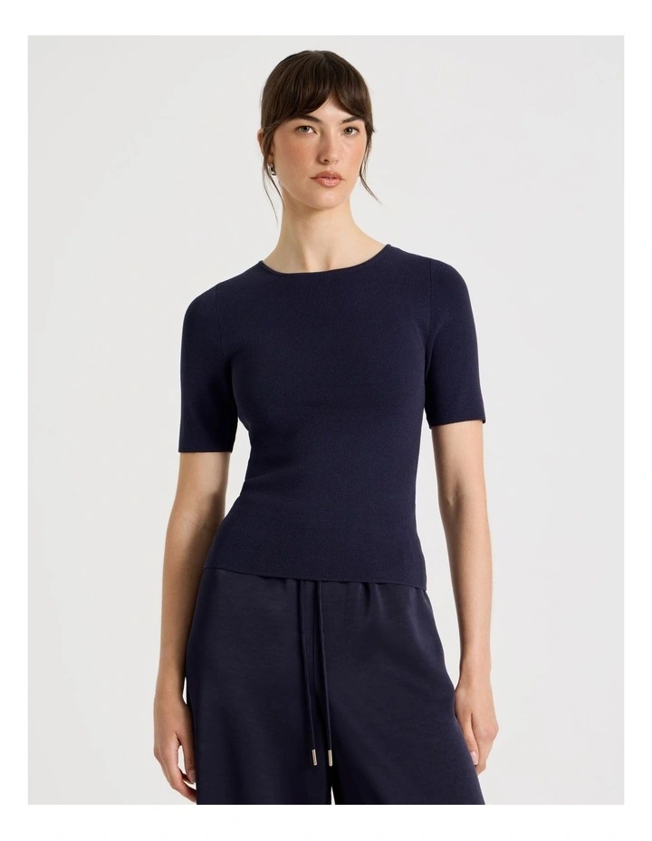 Short Sleeve Crew Neck Tee image 1